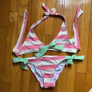 JUICY COUTURE girls terry bikini set Size 14